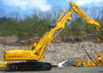 油圧式リーダーレス型基礎機械